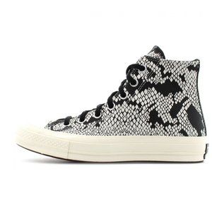 BLACK SNAKE CHUCK 70 HI SNEAKERS Women US Size 5 NIB